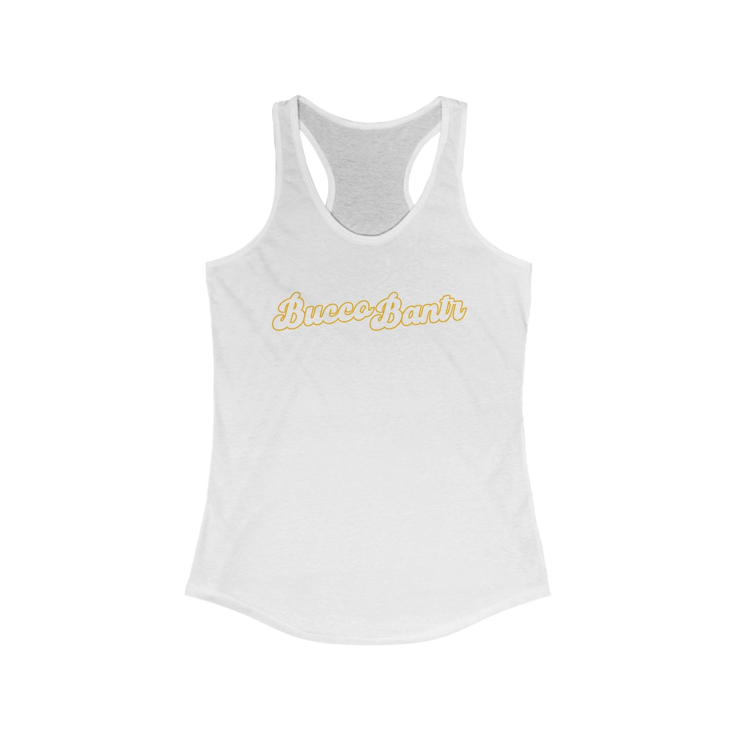 Bucco Bantr Script Women's Ideal Racerback Tank