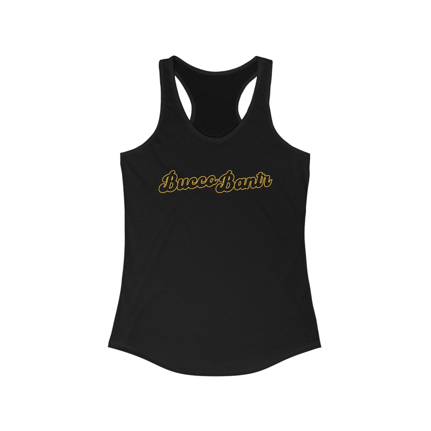 Bucco Bantr Script Women's Ideal Racerback Tank