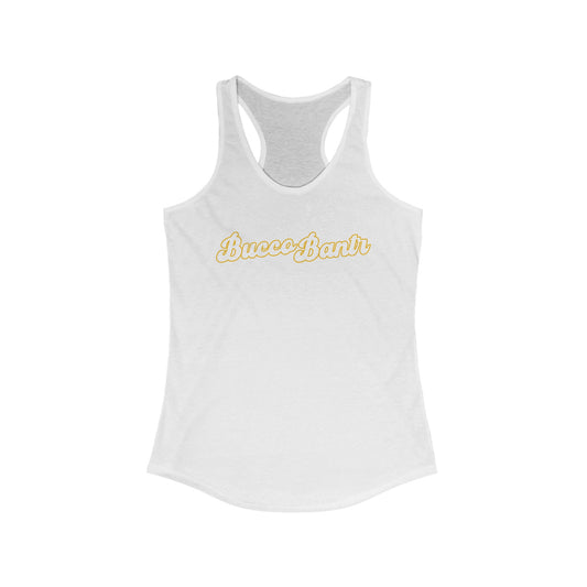 Bucco Bantr Script Women's Ideal Racerback Tank