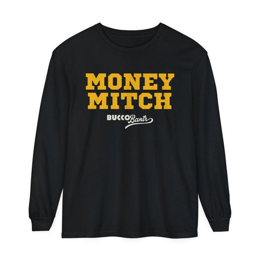 Money Mitch Unisex Garment-dyed Long Sleeve T-Shirt