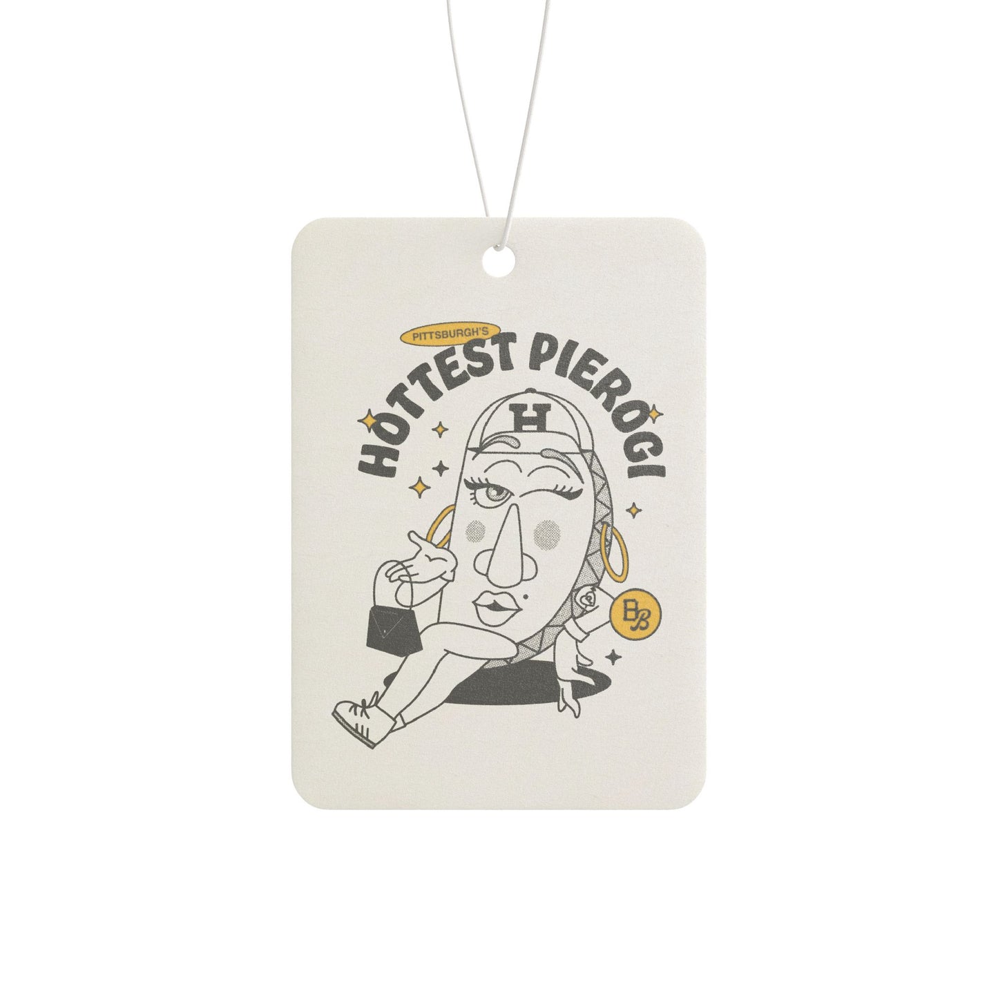 Pittsburgh's Hottest Pierogi Car Air Freshener