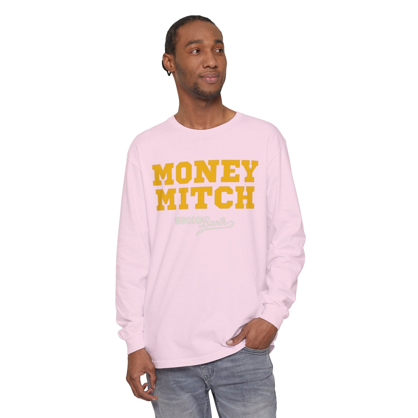 Money Mitch Unisex Garment-dyed Long Sleeve T-Shirt